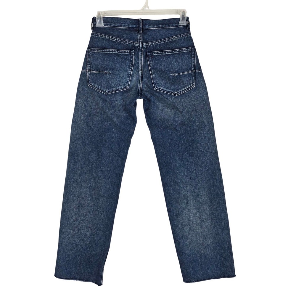 Christian Dior JAdior Logo Selvedge Denim Boyfriend Blue Jeans Womens 32 (27x29) - Picture 5 of 16